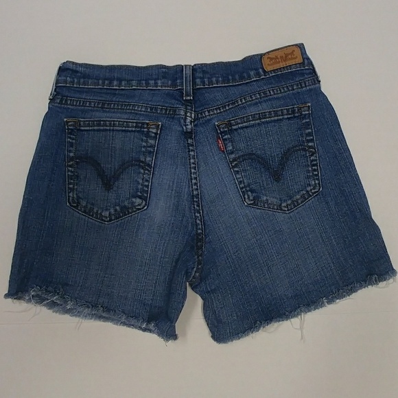 Vintage Levis 505 High Rise Cutoffs Y2k 90s 6 - Picture 4 of 7